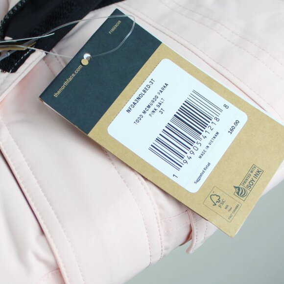 NWT The North Face Kids' Outdoor Waterproof Down Parka-3T - Picture 4 of 15